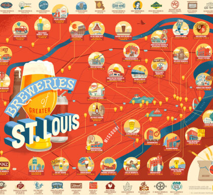 Breweries of Greater St. Louis Poster