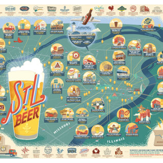 2024 STL Beer Map Fine Art Print